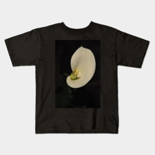 White Calla Lily Kids T-Shirt